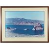 Image 1 : Framed Pyramid Lake Photo  87608
