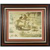 Image 1 : Framed Flower Talk Print by Crook  87614