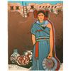 Image 1 : Hopi Maiden - Serigraph by Julie Lee Allen  101053