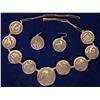Image 1 : Hopi Sterling Silver Necklace and Earrings  108284