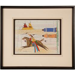 Ledger Drawings by Donald Montileaux  101043