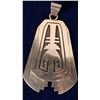 Image 1 : Native American Heavy Sterling Silver Pendant  108285
