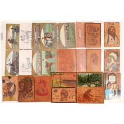 Postcards - Leather / Copper & Other  105107