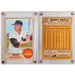 1968 TOPPS Mickey Mantle Card  104081