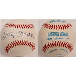 Mickey Mantle signed Baseball  104569