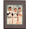 Image 1 : Roger Maris, Yogi Berra, Mickey Mantle Yankees Triple-Signed Photo  104550