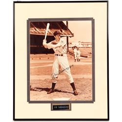 Signed 11 x 14 Joe DiMaggio  104563