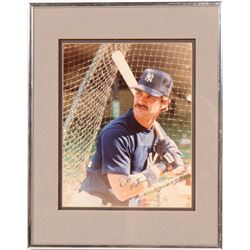Signed 8 x 10 of Don Mattingly  104544