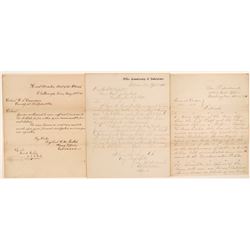Interesting Post Civil War Letter Group  104530