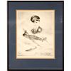 Image 1 : A sketch of Major Gunther Rall with autograph by artist Lonnie Ortega  109508