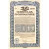 Image 1 : San Francisco, Napa, & Calistoga Railway $1,000 Bond  106863