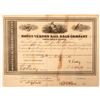Image 1 : Mount Vernon Railroad Co Stock Certificate  101266