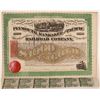 Image 1 : Plymouth, Kankakee & Pacific Railroad Co. Bond with Imprinted Revenue  106820