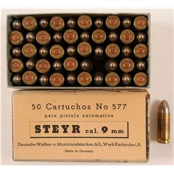 Bullets 9MM STEYR  91462