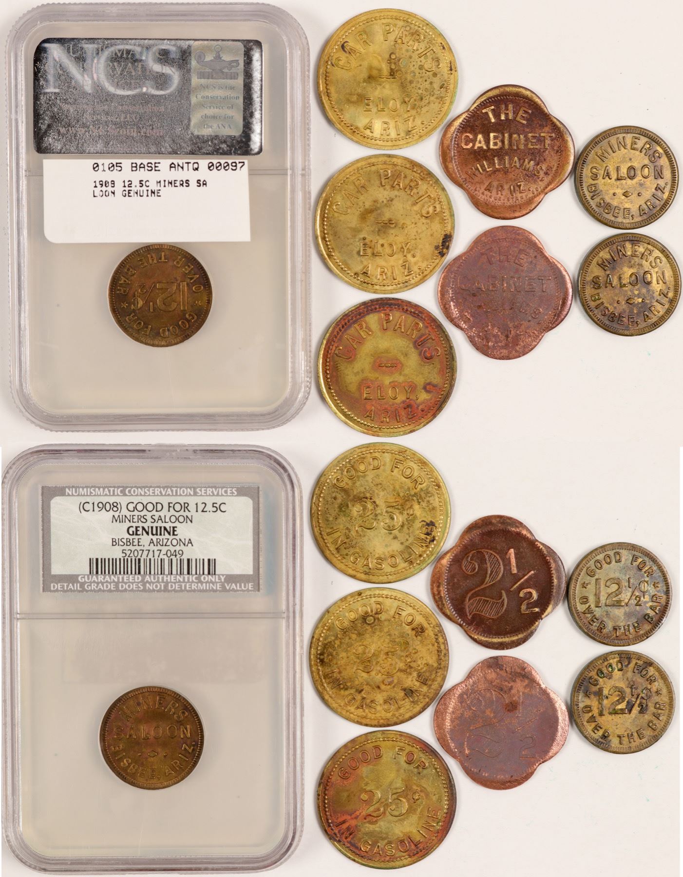 Good Arizona Token Group 104506 - Holabird Western Americana Collections