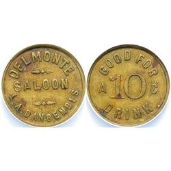 Delmonte Saloon Token, Hollister  108388