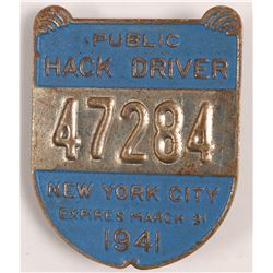 Hack Driver Badge  102822