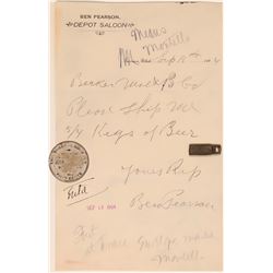 Utah Ephemera and Tokens  108611