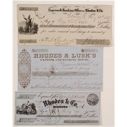 Rhodes  Weaverville Checks, c 1854  87463