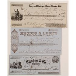 Rhodes  Weaverville Checks, c 1854  87463