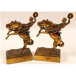 Pompeian Bronze Bookends (2)  109492