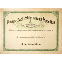 Pan Pacific Large Certificate  85158