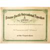 Image 1 : Pan Pacific Large Certificate  85158