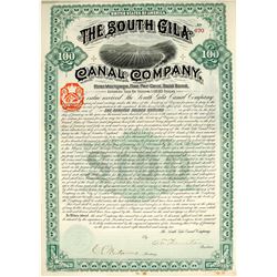 South Gila Canal Company Bond  77005