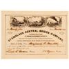 Image 1 : Stanislaus Central Bridge Company Stock Certificate (Gold Rush)  106935