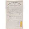 Image 1 : Keokuk Gold & Silver Mining Company Certificate of Incorporation from the Territory of Nevada  10577
