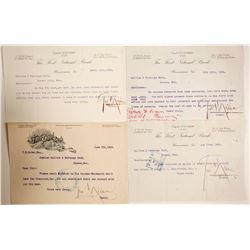 George Nixon Signed Memos (4)  89972