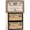 Image 1 : Nevada State Controllers Warrant & Stock Cert.  (2 framed Warrants & 1 framed Stock Cert.))  108551