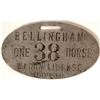 Image 1 : Rare 1909 Wagon Licence - Bellingham, Washington  105838