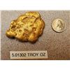Image 2 : Large Yukon Gold Nugget, 5.01 ozs.  108955