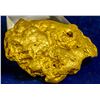 Image 1 : Alaska Giant Gold Nugget in the Shape of Australia!  38.39ozs 109060