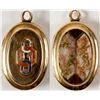 Image 1 : California Gold in Quartz oval pendant  57448