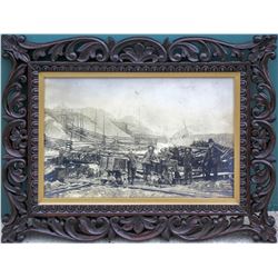 Mammoth Nome, AK Miner and Ore Car Photo  88575