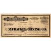 Image 1 : McCrackin Consolidated Mining Company Stock Certificate  107437