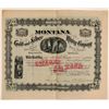 Image 1 : Montana Gold & Silver Mining Co. Stock Certificate  106844