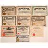 Image 1 : Wickenberg Mining Stock Certificate Collection (10)  106718