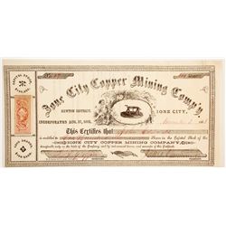 Ione City Copper Mining Company Stock  90479