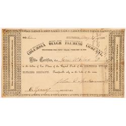 Columbia Gulch Fluming Co. Stock  106598