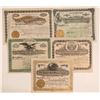 Image 1 : Five 1890's Cripple Creek Stocks (B)  105863