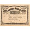 Image 1 : Courtland Mining & Milling Company Stock Certificate  106955