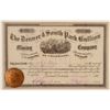 Image 1 : Denver & South Park Bullion Mining Company Stock Certificate  106971