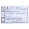 Image 1 : Dawson Silver Mining Company Stock Certificate  107430