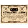 Image 1 : Ivanhoe Mining Company Stock Certificate, Colorado, 1883  58412