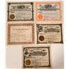 Image 1 : Five Different Wallace, Idaho Mining Stock Certificates  107504