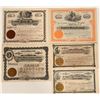 Image 1 : Five Different Wallace, Idaho Mining Stock Certificates  107513