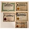 Image 1 : Five Small Town Idaho Mining Stock Certificates  107470